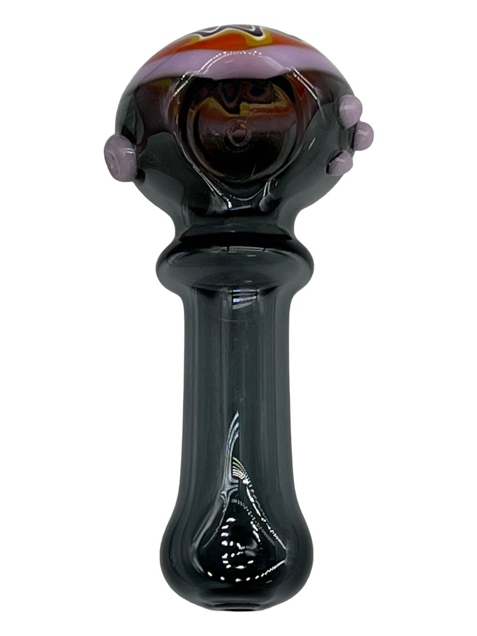  WIGWAG REVERSAL HEAD THICK BLACK TUBING HEAVY HANDPIPE 4" - BAG OF 5CT 