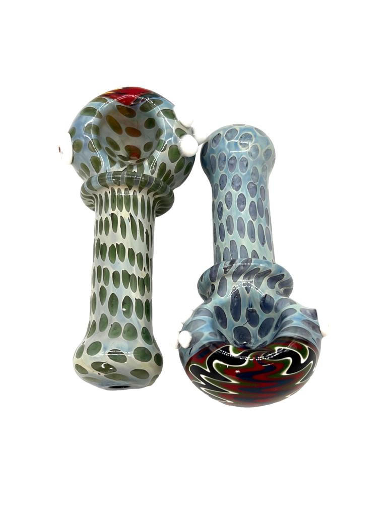  REVERSAL WIGGYWAG HEAD SINGLE RING HANDPIPE 4" - BAG OF 5 