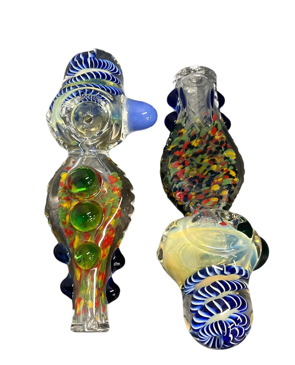  GOLD FUMED HEAVY HANDPIPE 4" - BAG OF 2 