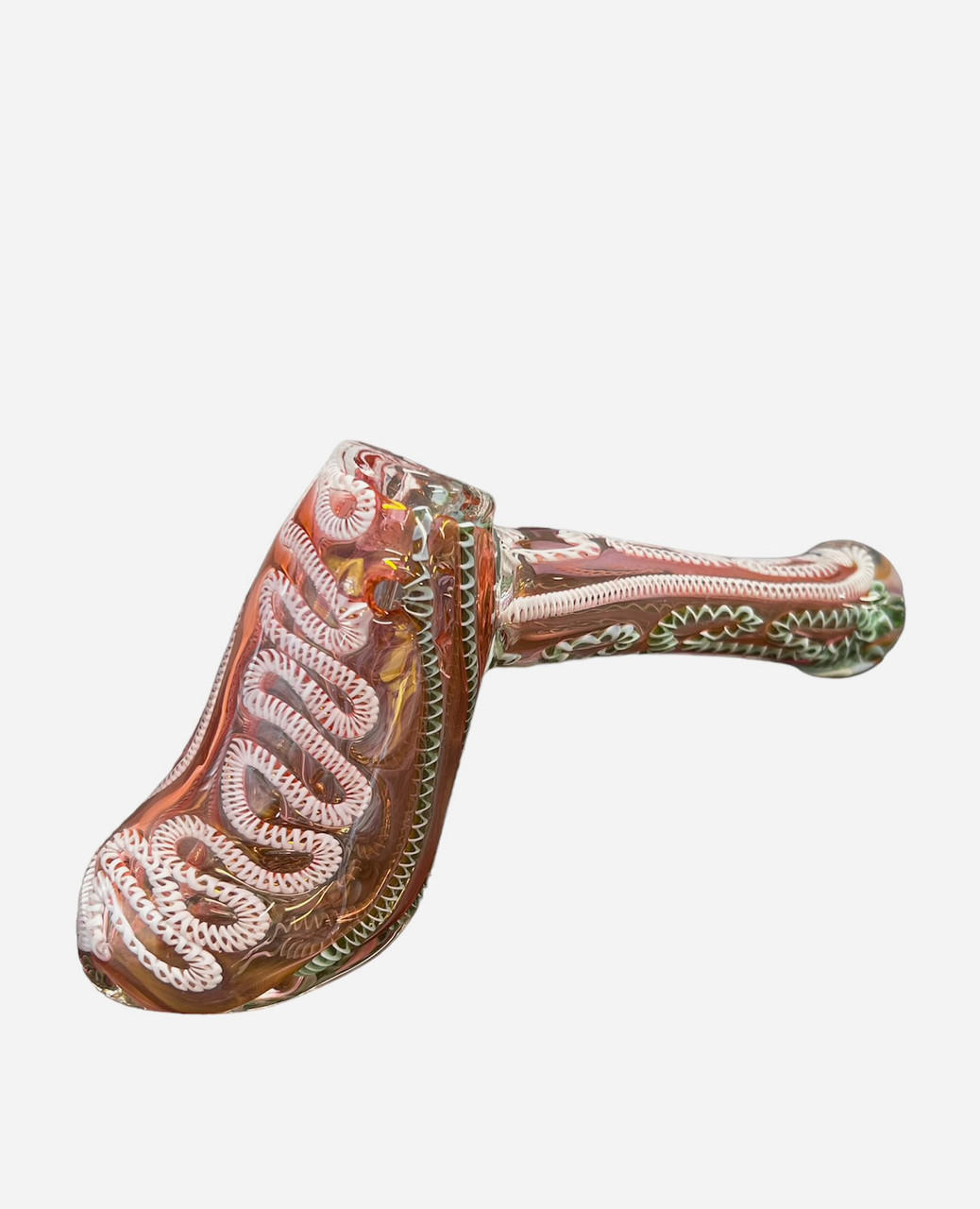  LINED HEAVY HAMMER ART BUBBLER 8" 
