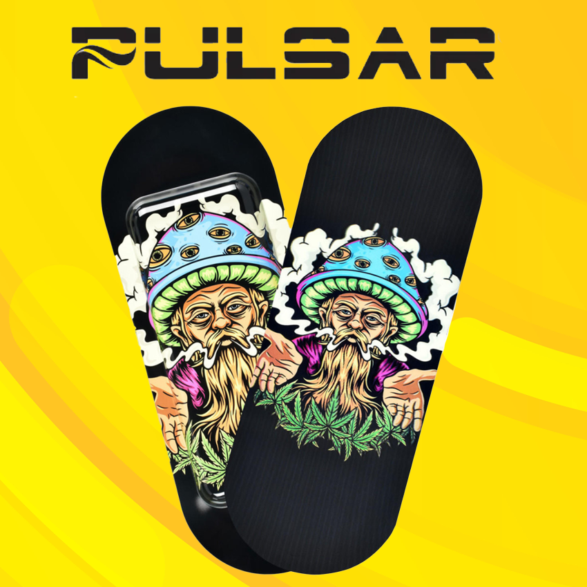 PULSAR SK8TRAY ROLLING TRAY W/ 3D LID HERBAL WISDOM - 1CT