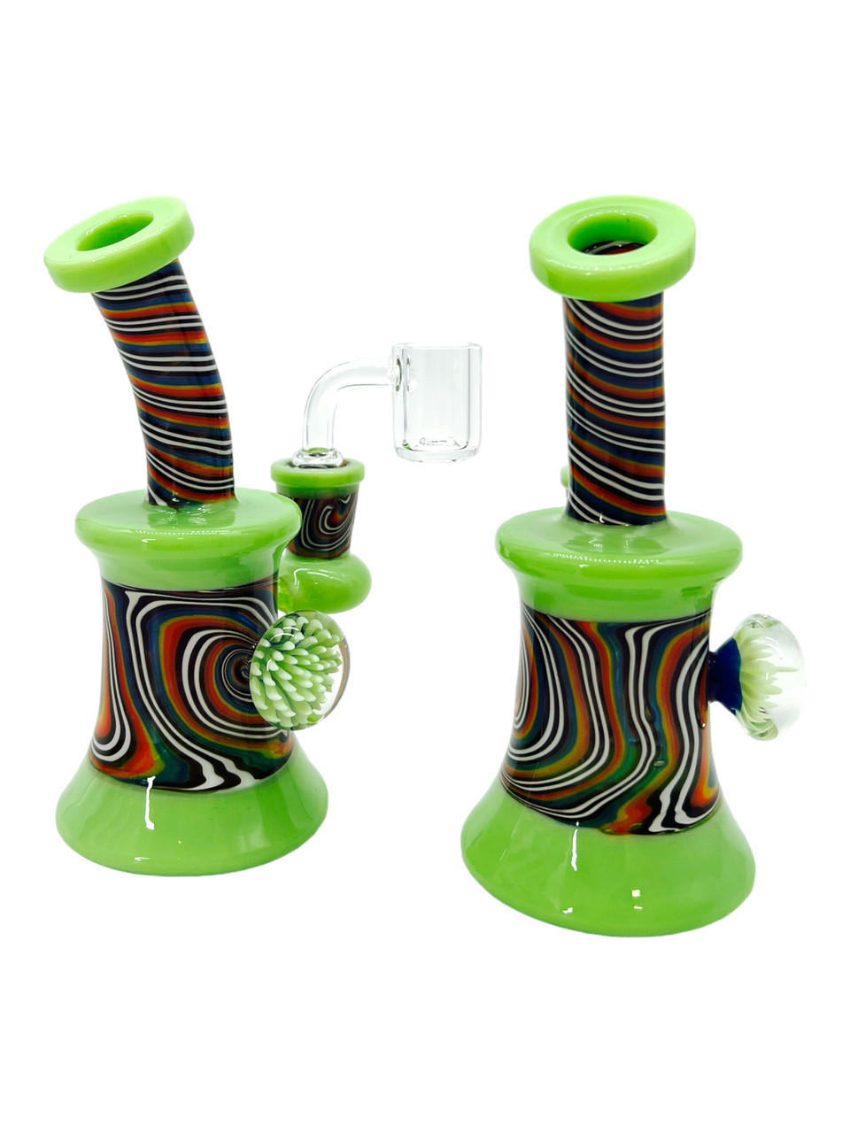  METRIX MINI SWIRL BODY WATERPIPE 6" 