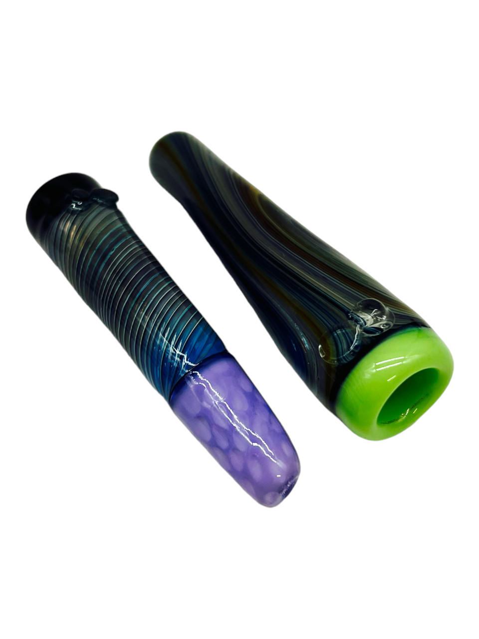  METRIX MARBLE FUMED CHILLUM 4" - BAG OF 10CT 