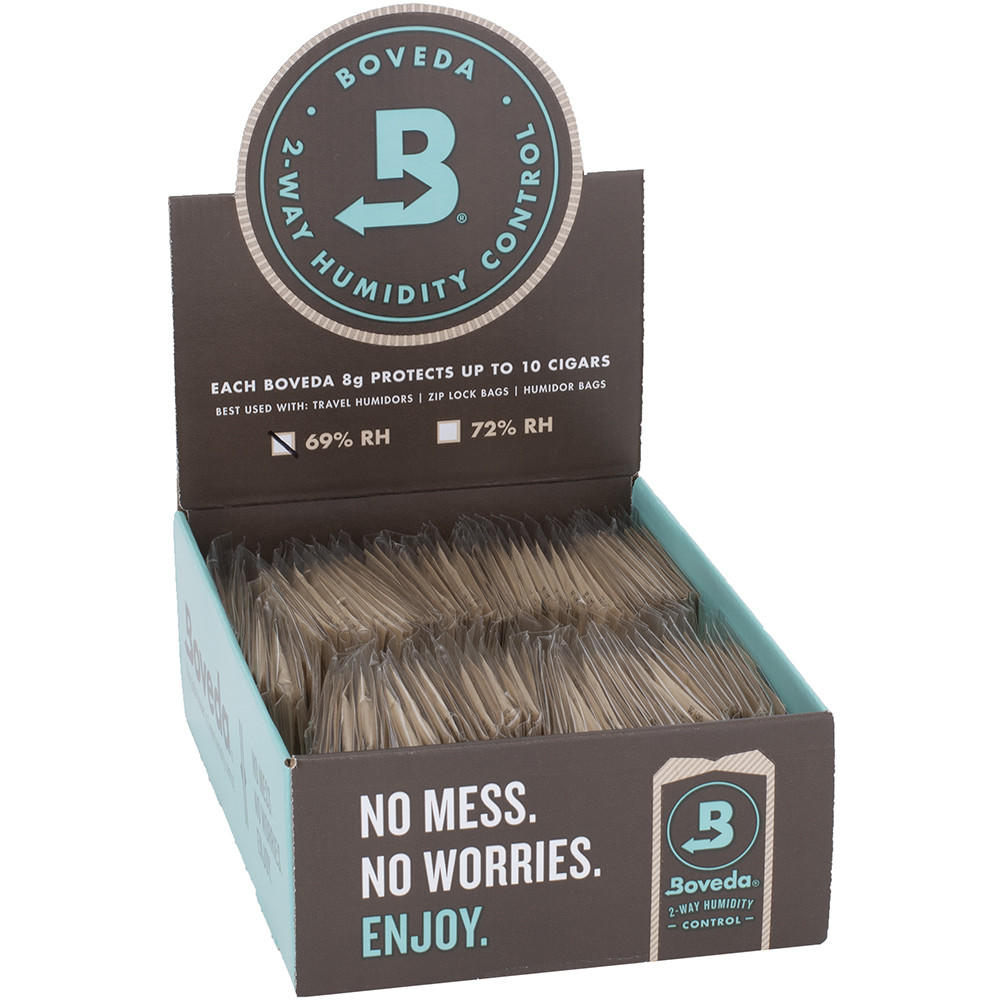  BOVEDA 8G 69% RH LEVELS - 100CT DISPLAY 