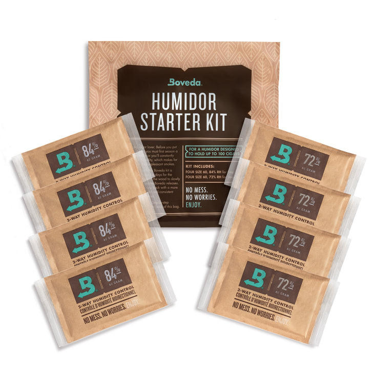  BOVEDA 100-COUNT HUMIDOR STARTER KIT 