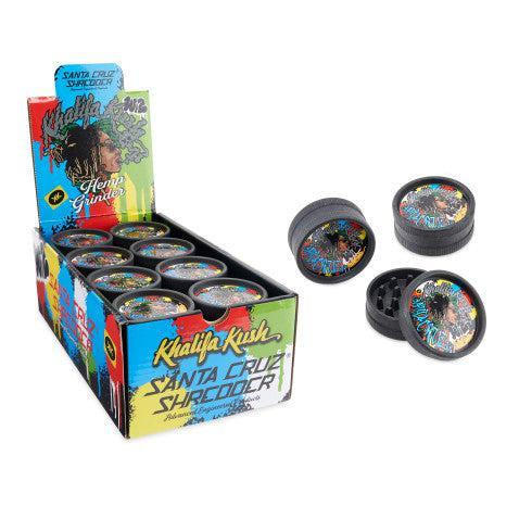  WIZ KHALIFA X SANTA CRUZ SHREDDER 2-PARTS HEMP GRINDER - 24CT DISPLAY 