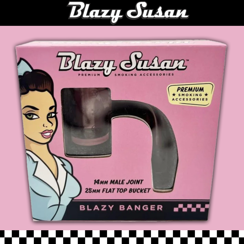 BLAZY SUSAN QUARTZ BANGER 14MM MALE JOINT