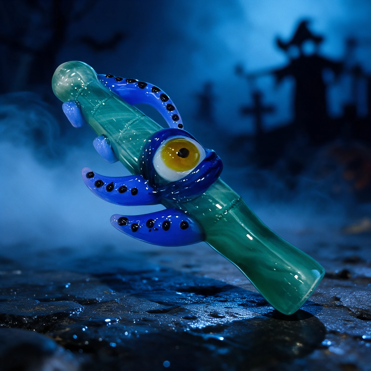 MONSTER EYE CHILLUM 4" - 5CT BAG