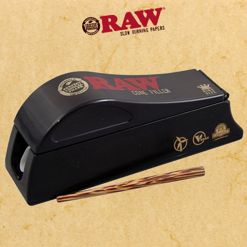 RAW NATURAL ROLLING PAPERS CONE FILLER - KING SIZE (RAW51)