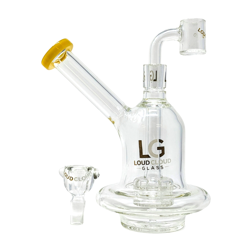 LOUD CLOUD - 7" UFO KETTLE W/ MATRIX PERC WATER PIPE