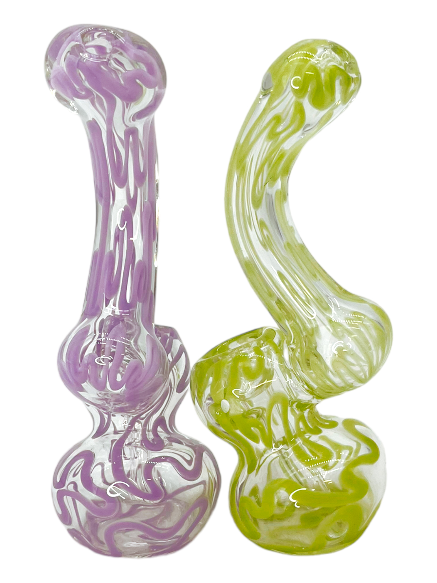 SLIME TWISTED ROD BUBBLER 8"