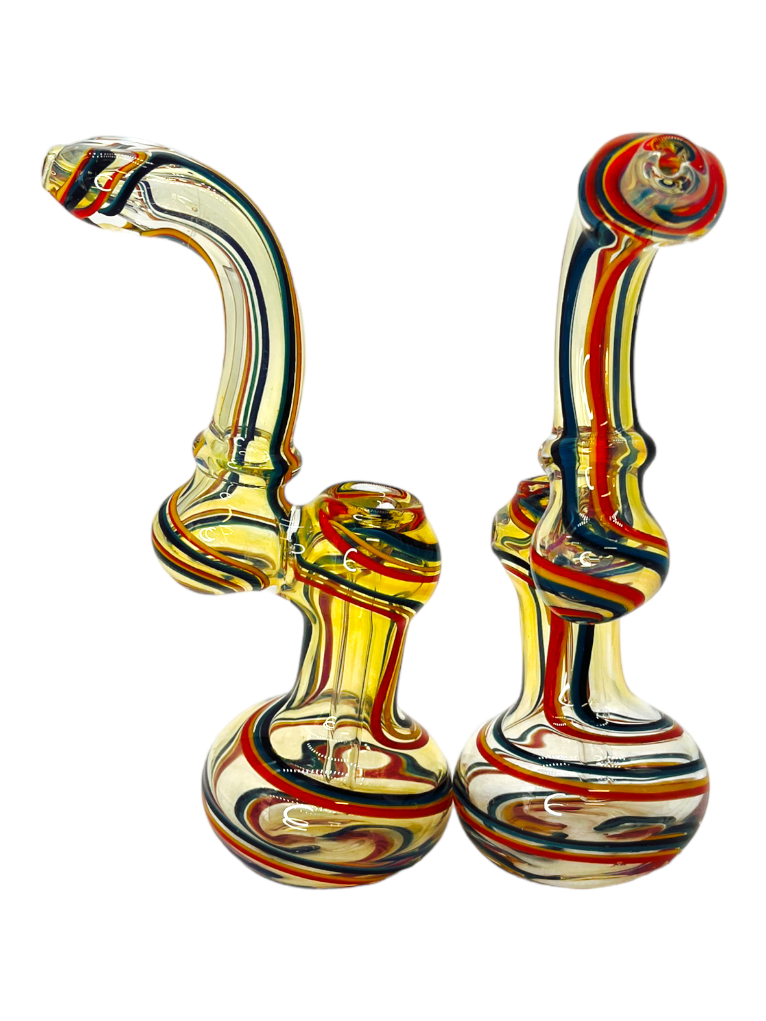 HEAVY LINE ART BUBBLER 8"