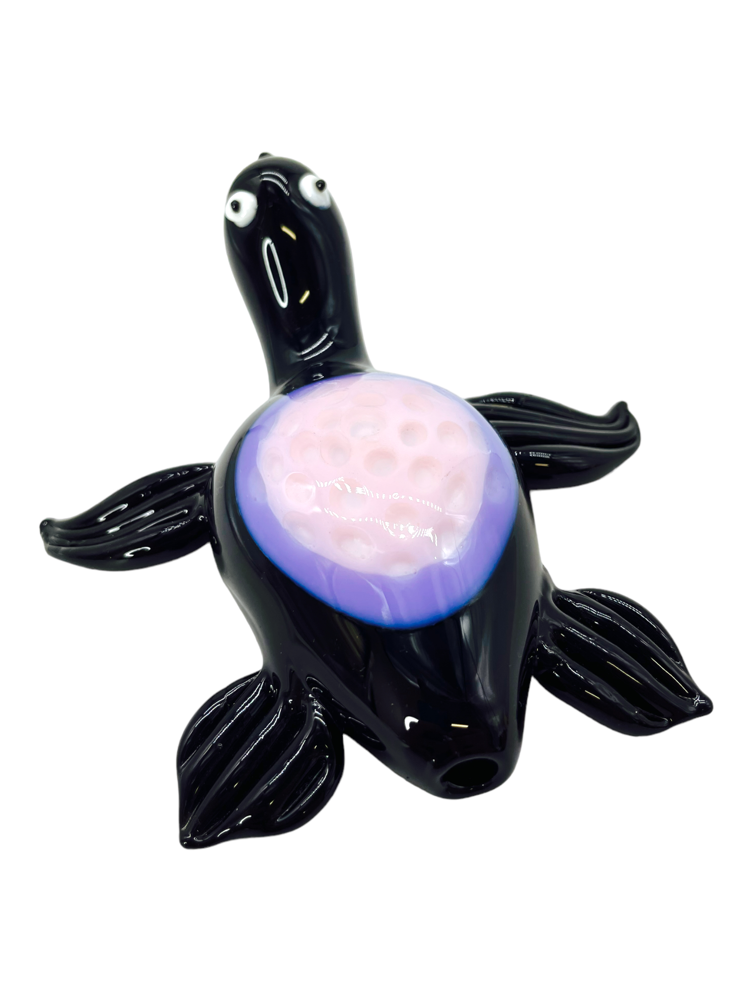 SLYME COLOR HONEYCOMB TURTLE HANDPIPE 5"