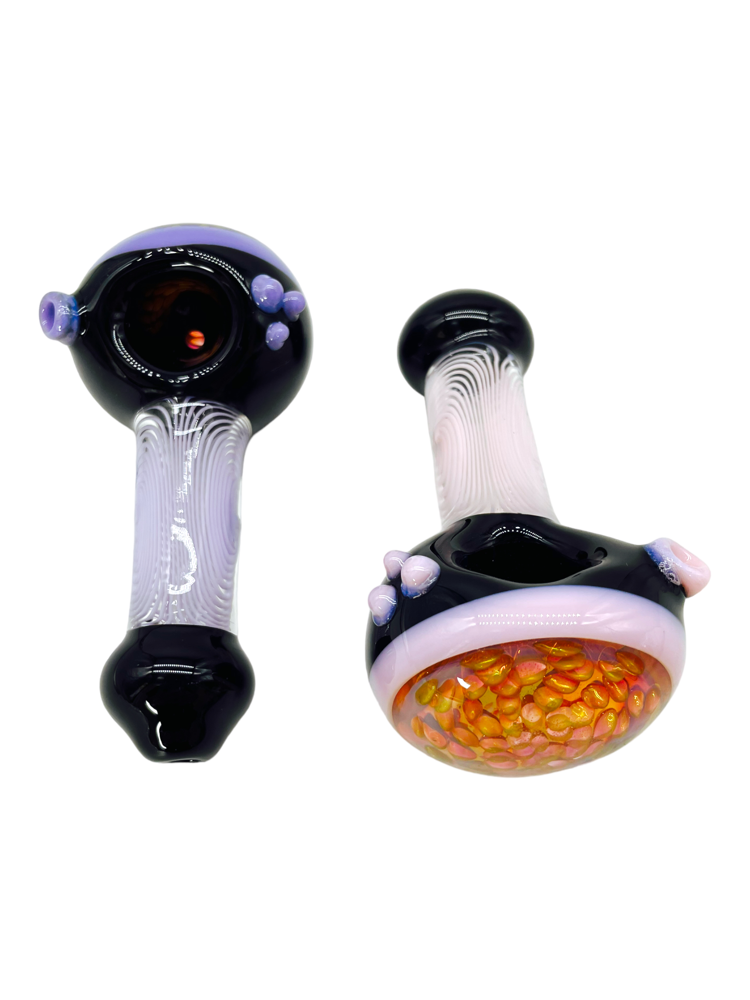 SLIME COLOR REVERSE ARTOWRK HONEYCOMB HANDPIPE 5" - 5CT BAG