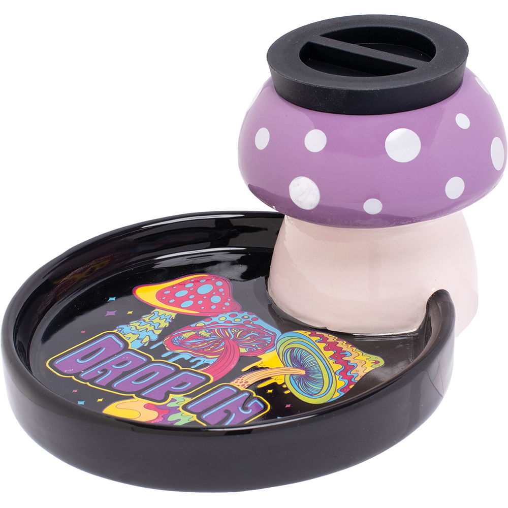 FUJIMA GLOW IN DARK EXTINGUISHING CAR ASHTRAY WITH SKULL - 6CT