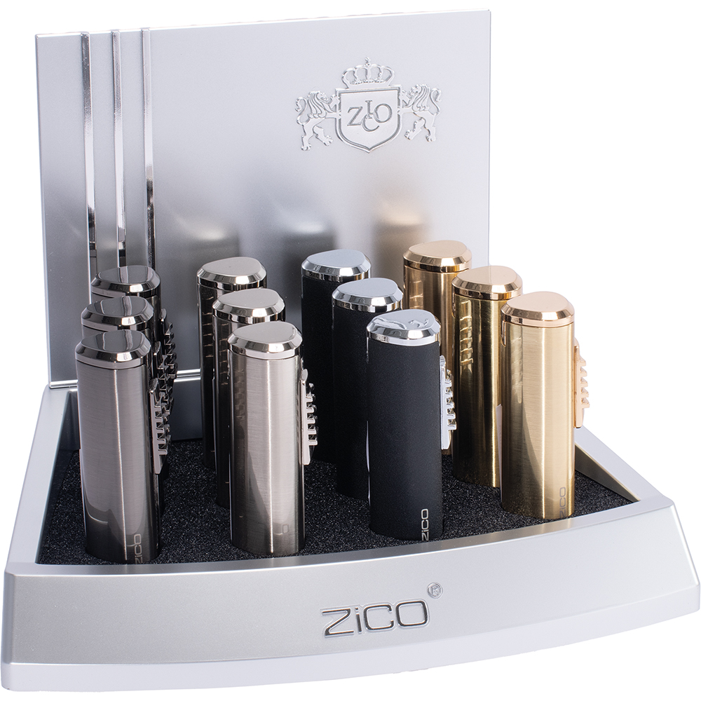 ZICO TRIPLE TORCH FLAME LIGHTER - 12CT