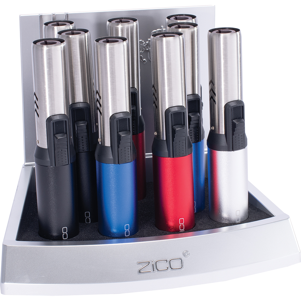 ZICO SINGLE TORCH FLAME LIGHTER-9CT