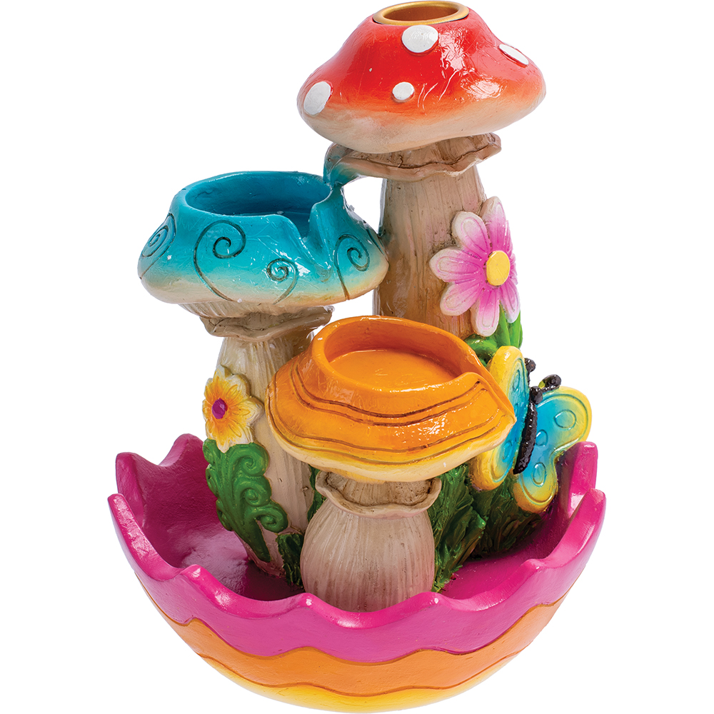 FUJIMA 6.5IN FLOWER TRI-MUSHROOM BACKFLOW BURNER