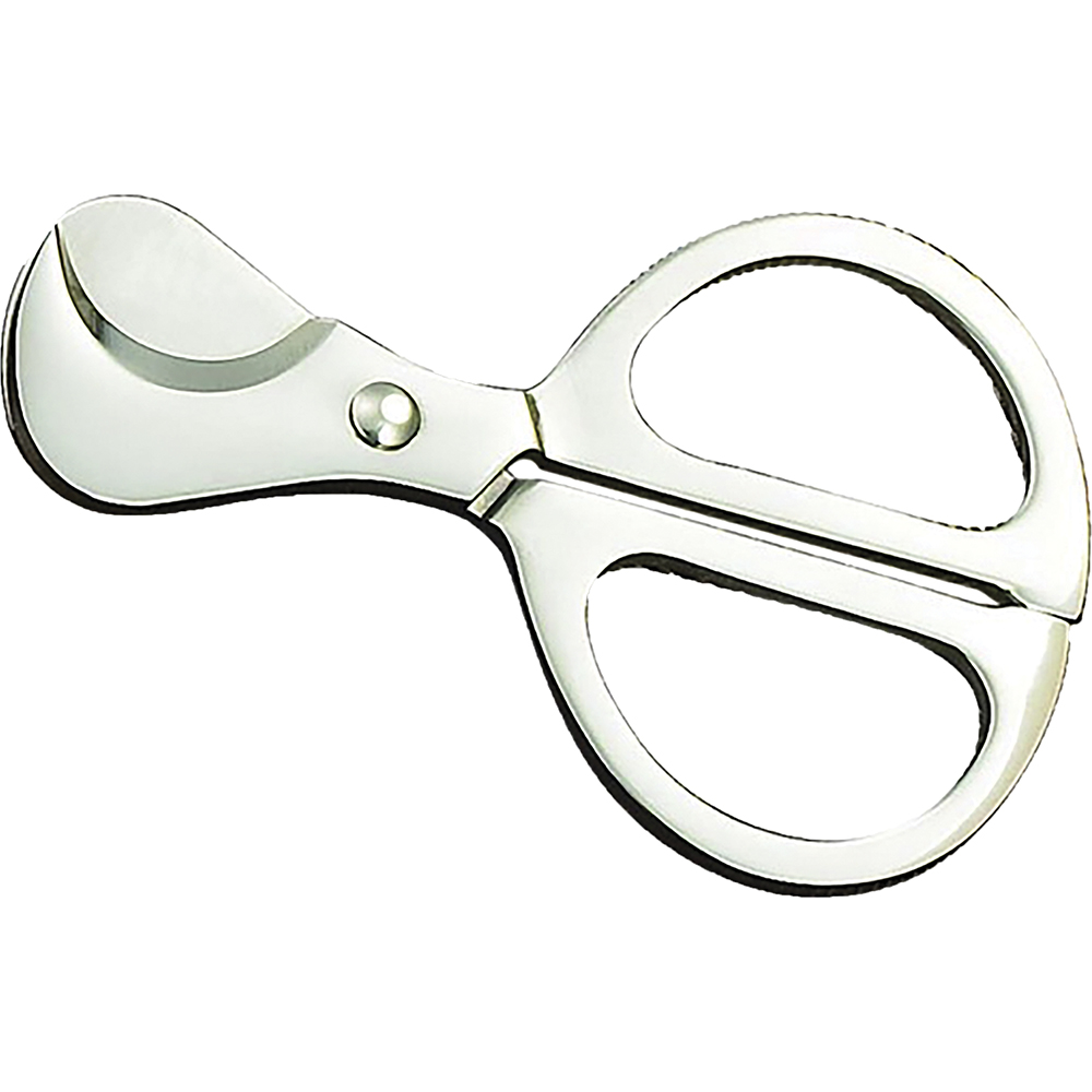 FUJIMA 12CT. CIGAR SCISSORS - SILVER & GUN METAL