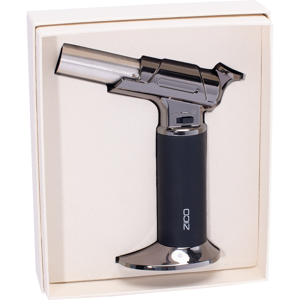 BLACK ZICO SINGLE TORCH FLAME LIGHTER