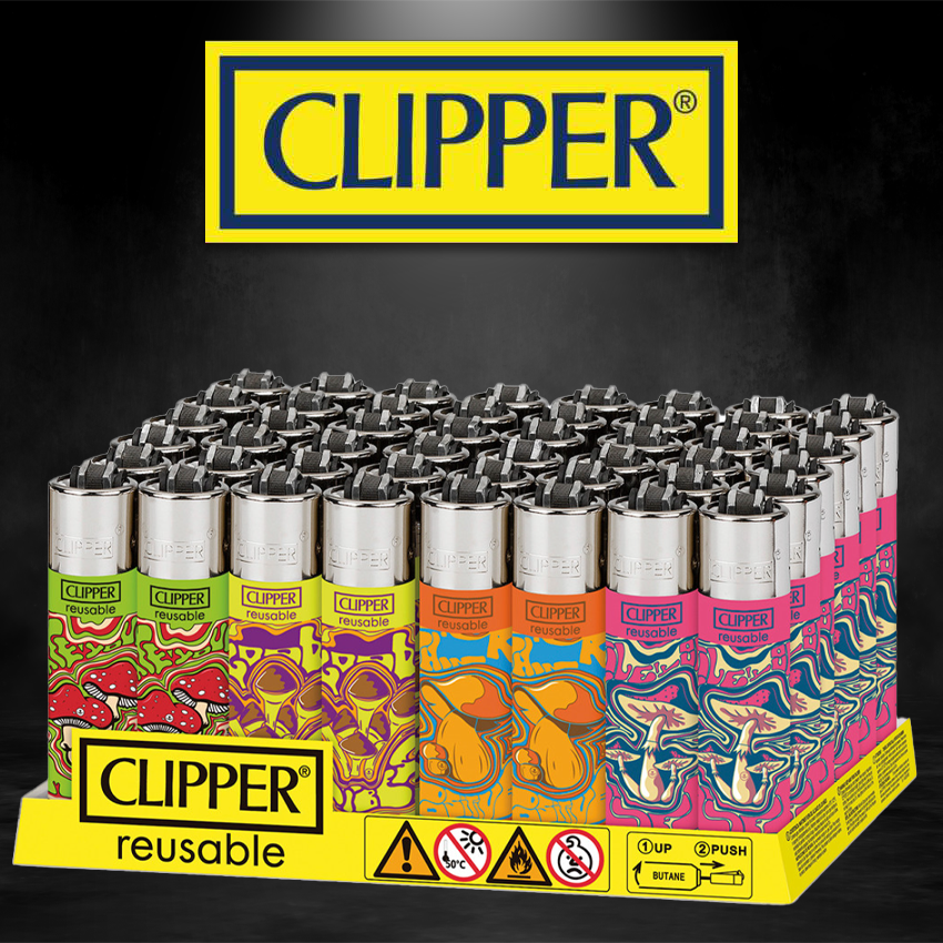 48CT. MUSHROOM CLIPPER LIGHTERS