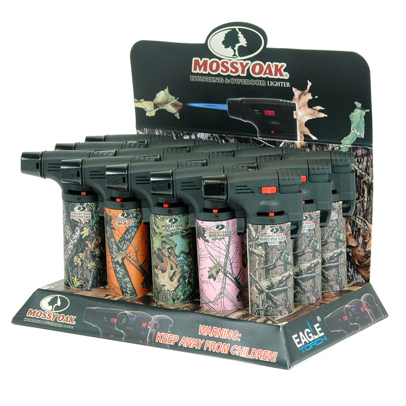 EAGLE TORCH GAS GUN LIGHTER MOSSY OAK HUNTING - 15CT DISPLAY