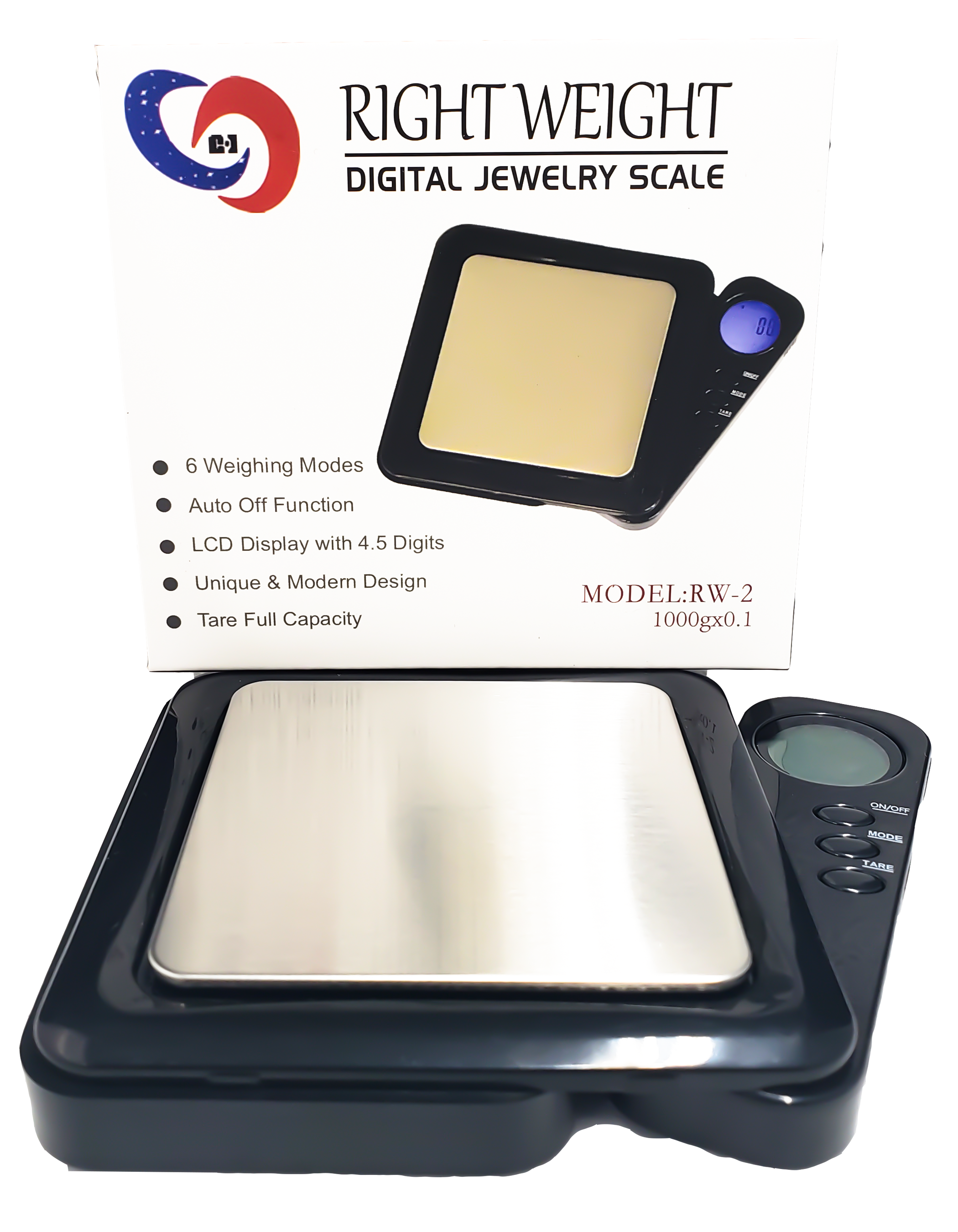RIGHT WEIGHT DIGITAL SCALE - 1000g x 0.1g (RW-2)