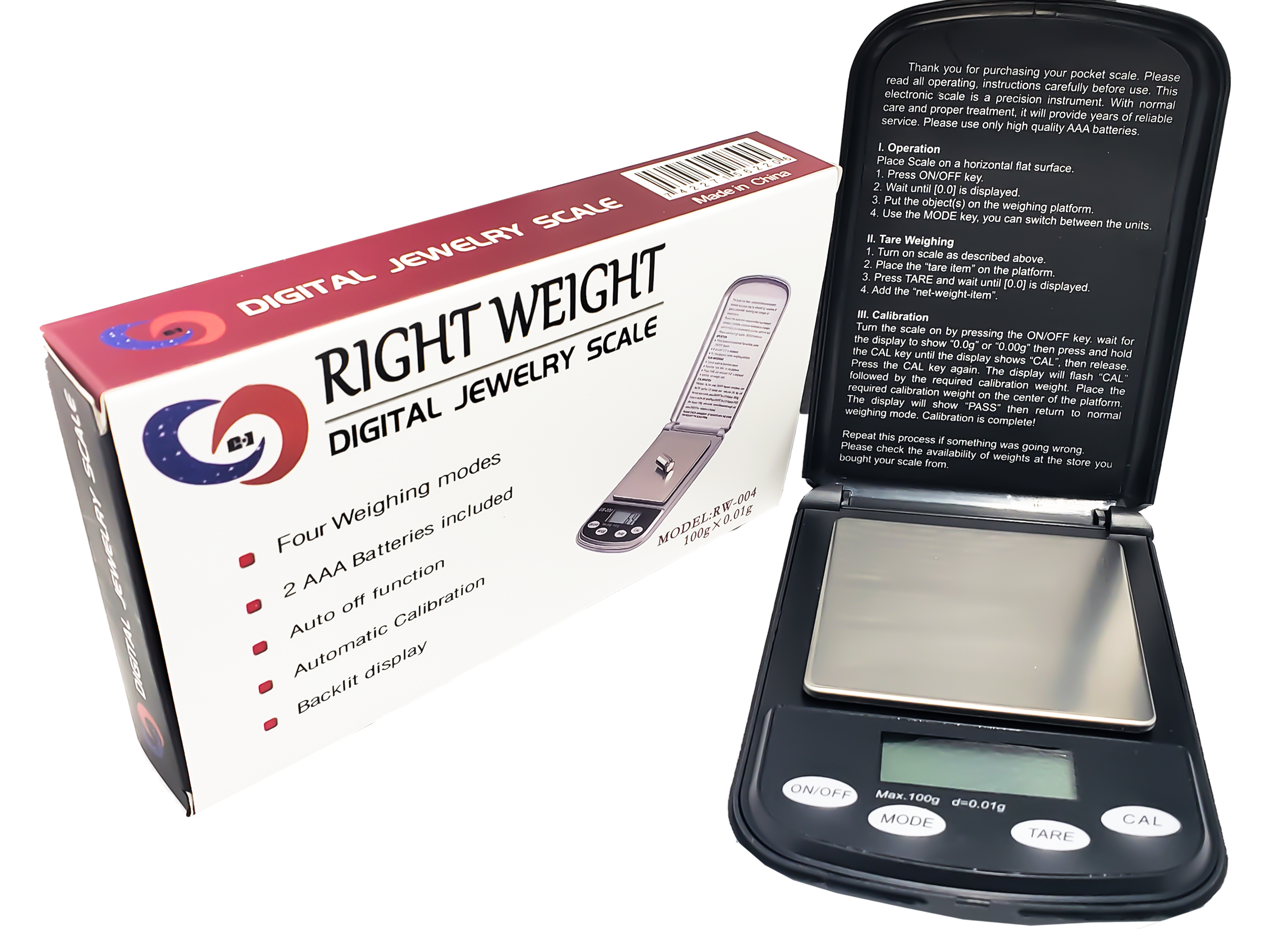 WeighMax Digital Pocket Scale W-3805-100 – Irie Motivations