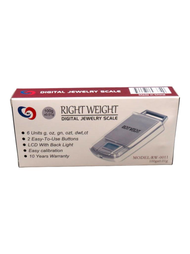 RIGHT WEIGHT DIGITAL SCALE - 100g x 0.01g (RW-0011)