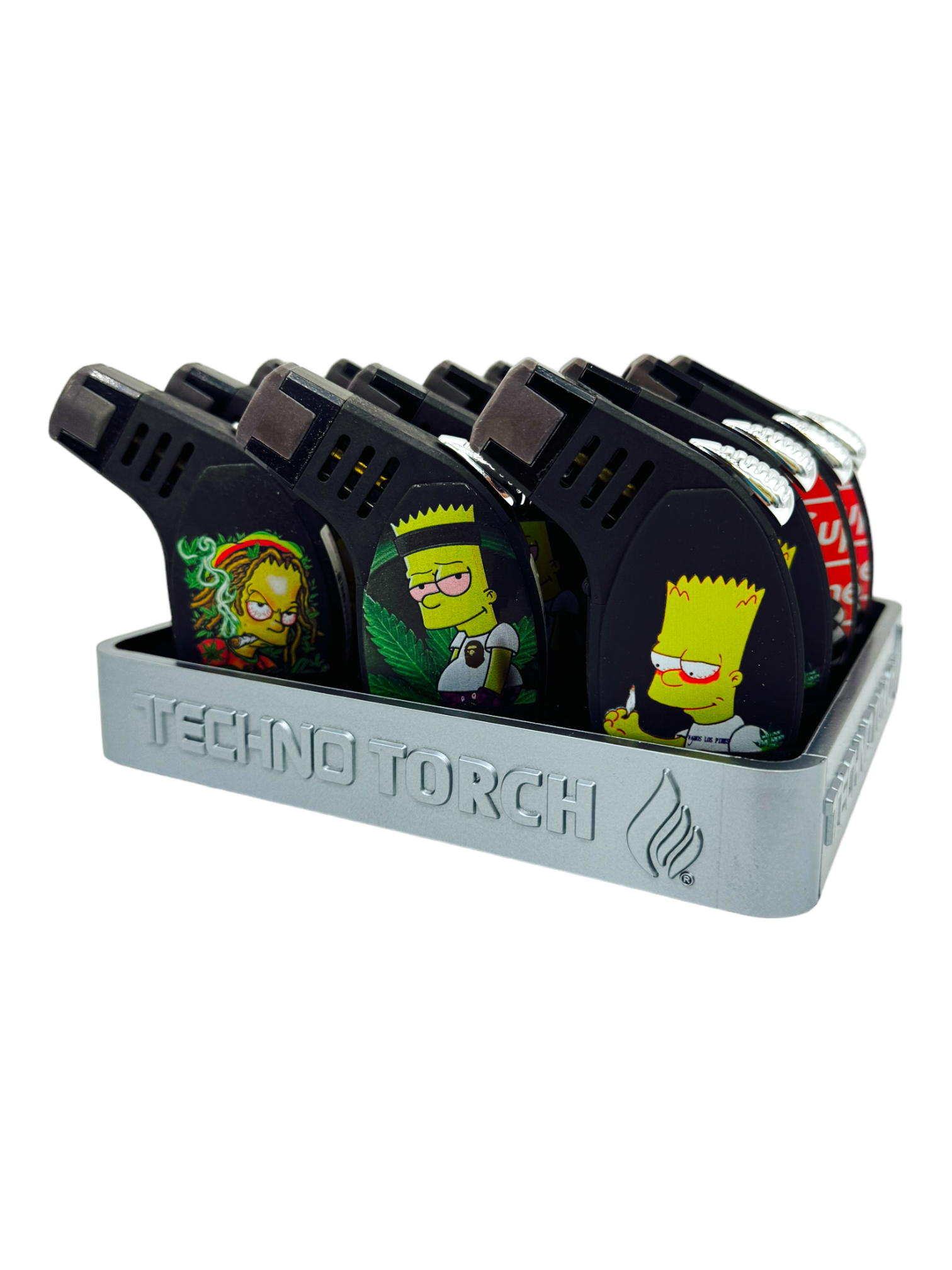 TECHNO TORCH SIMPSONS DESIGN LIGHTER - 12CT DISPLAY