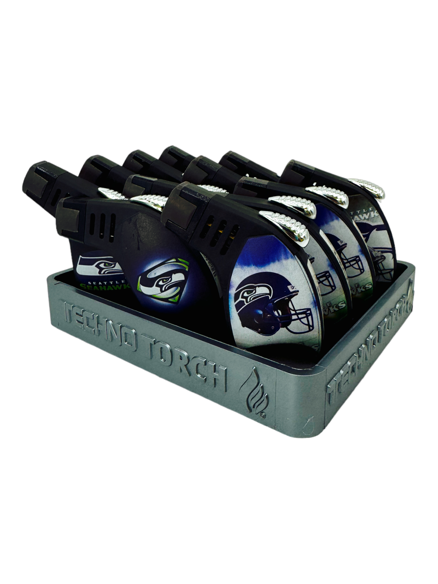 TECHNO TORCH SEATTLE SEAHAWKS DESIGN LIGHTER - 12CT DISPLAY