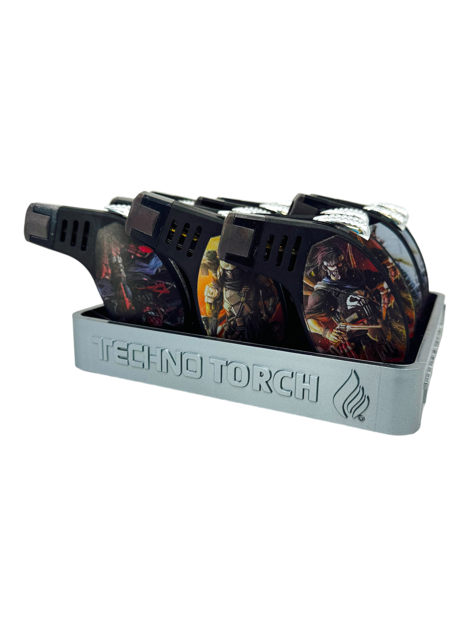 TECHNO TORCH SUPER POWER #2 DESIGN LIGHTER - 12CT DISPLAY