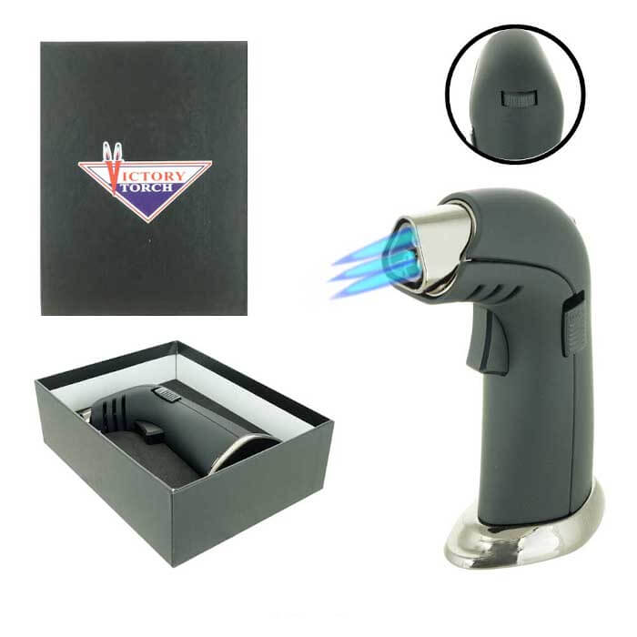 VICTORY TORCH BIG TRIPLE SIDE TORCH - BLACK