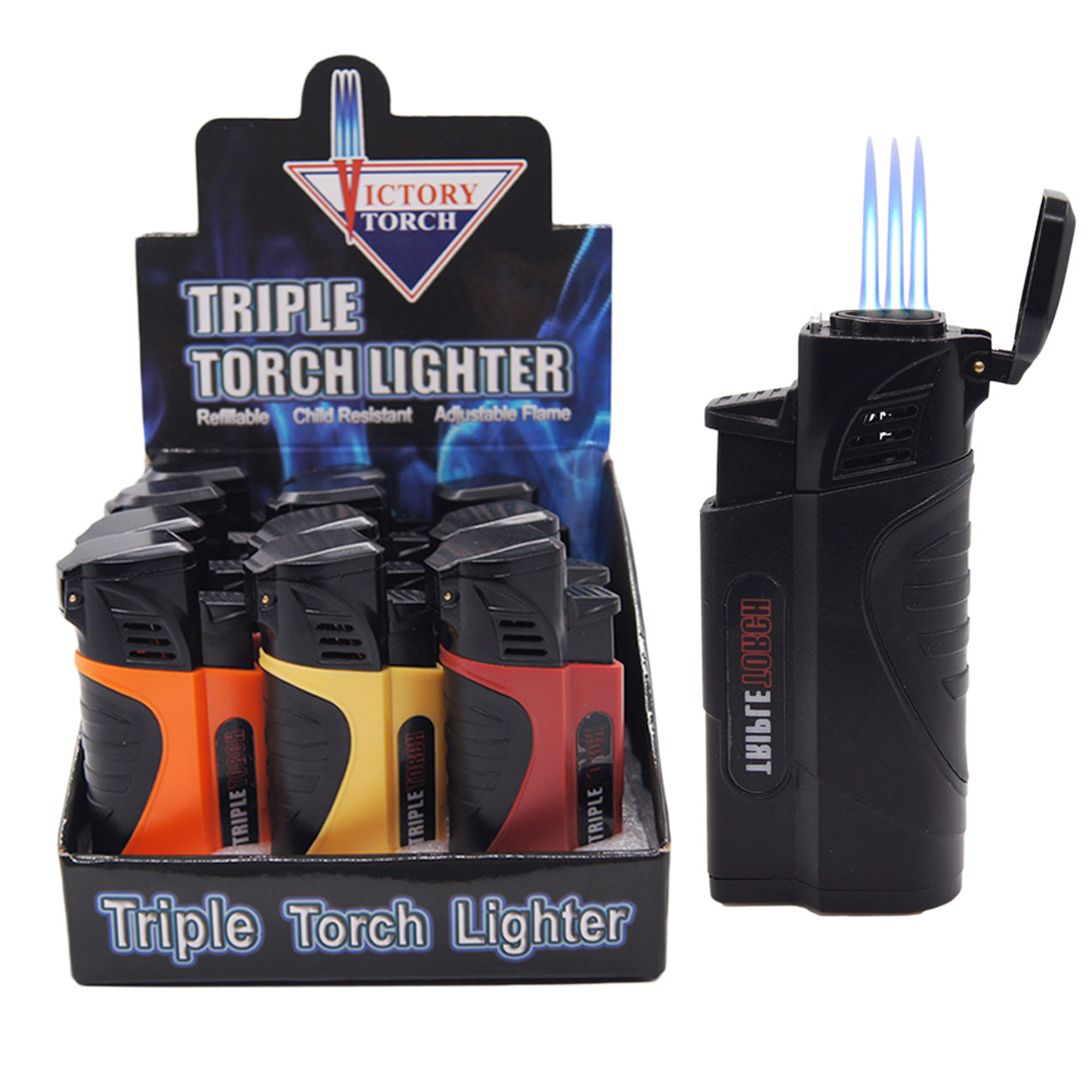 VICTORY TRIPLE QUAD TORCH - 12CT