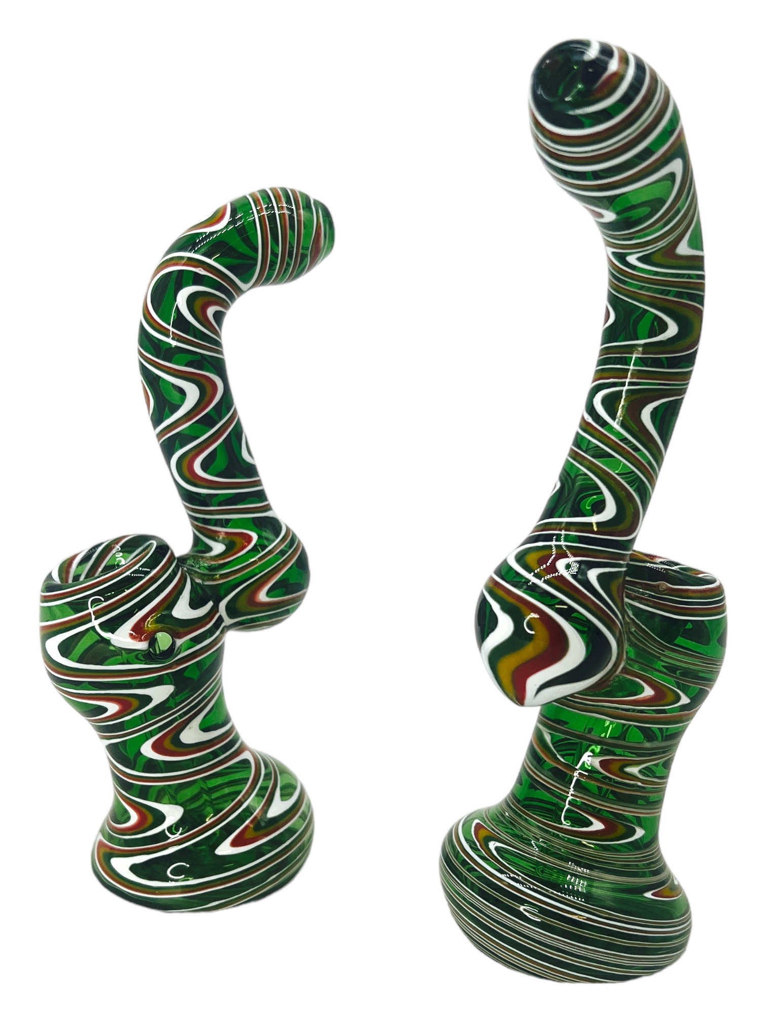 WIGWAG MEDIUM BUBBLER WATERPIPE 6.5"