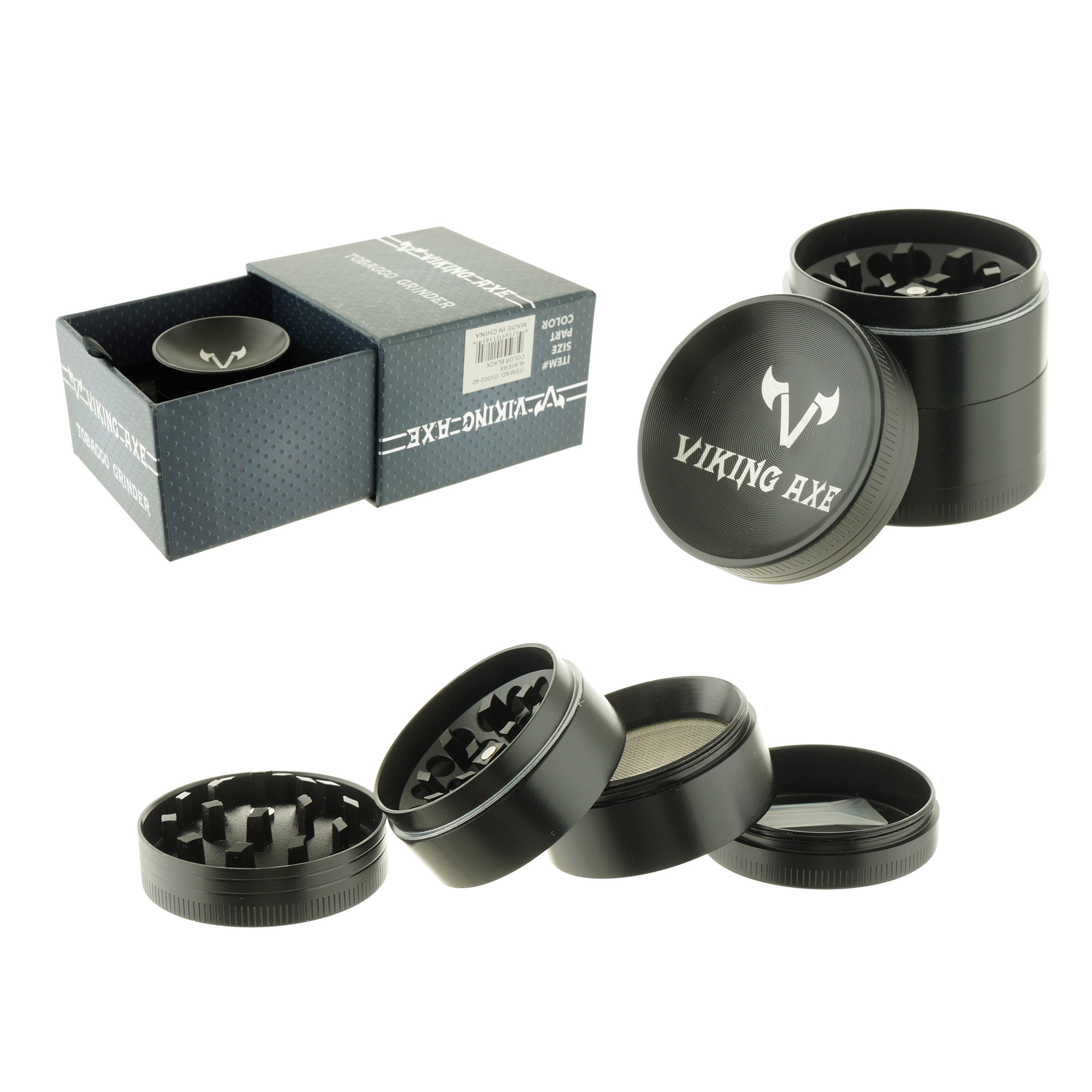 VIKING AXE 50MM 4 PARTS SUNKEN SHAPE