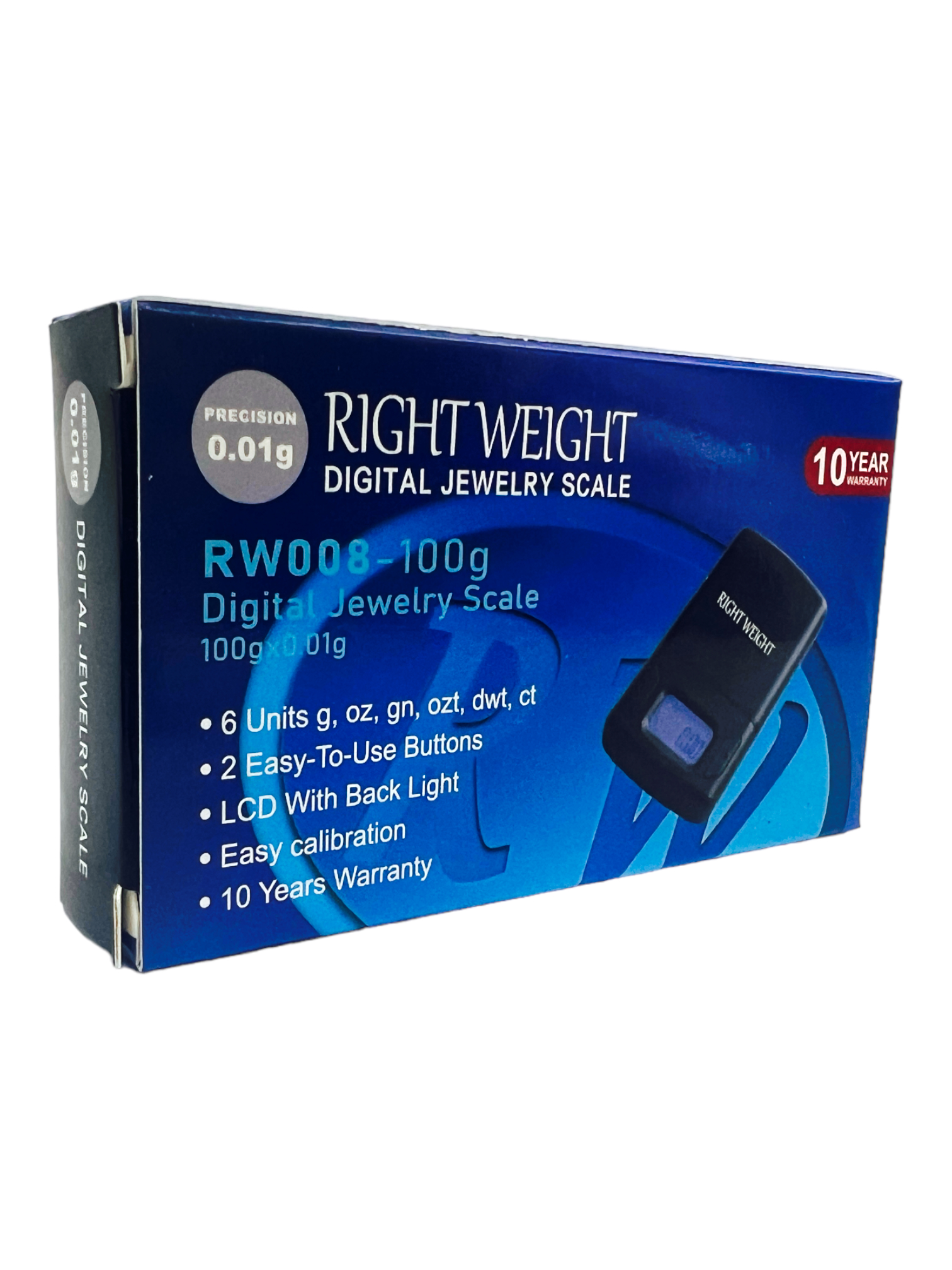 RIGHT WEIGHT DIGITAL SCALE - 100g x 0.01g (RW008)