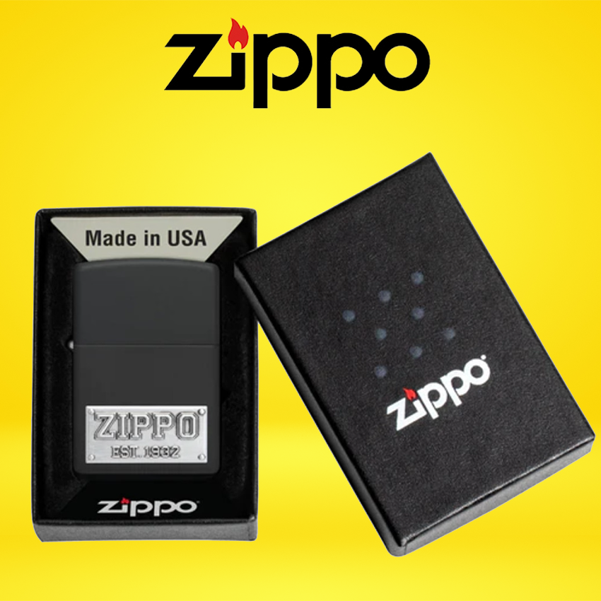 ZIPPO - LICENSE PLATE DESIGN LIGHTER - 1CT