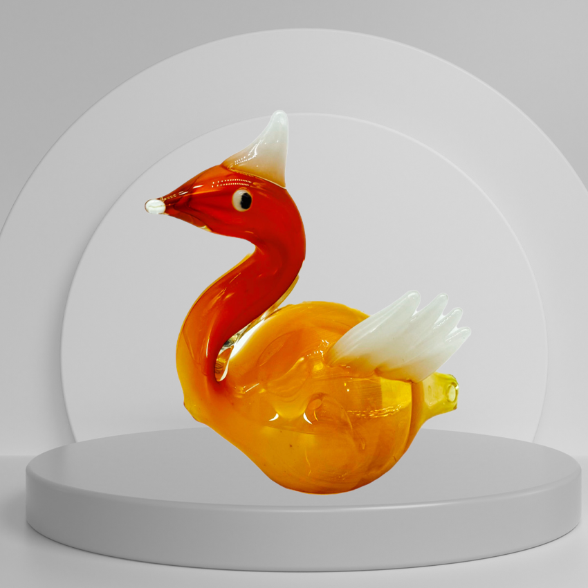 YELLOW FUMED DUCK MIX COLOR PREMIUM HANDPIPE 5"