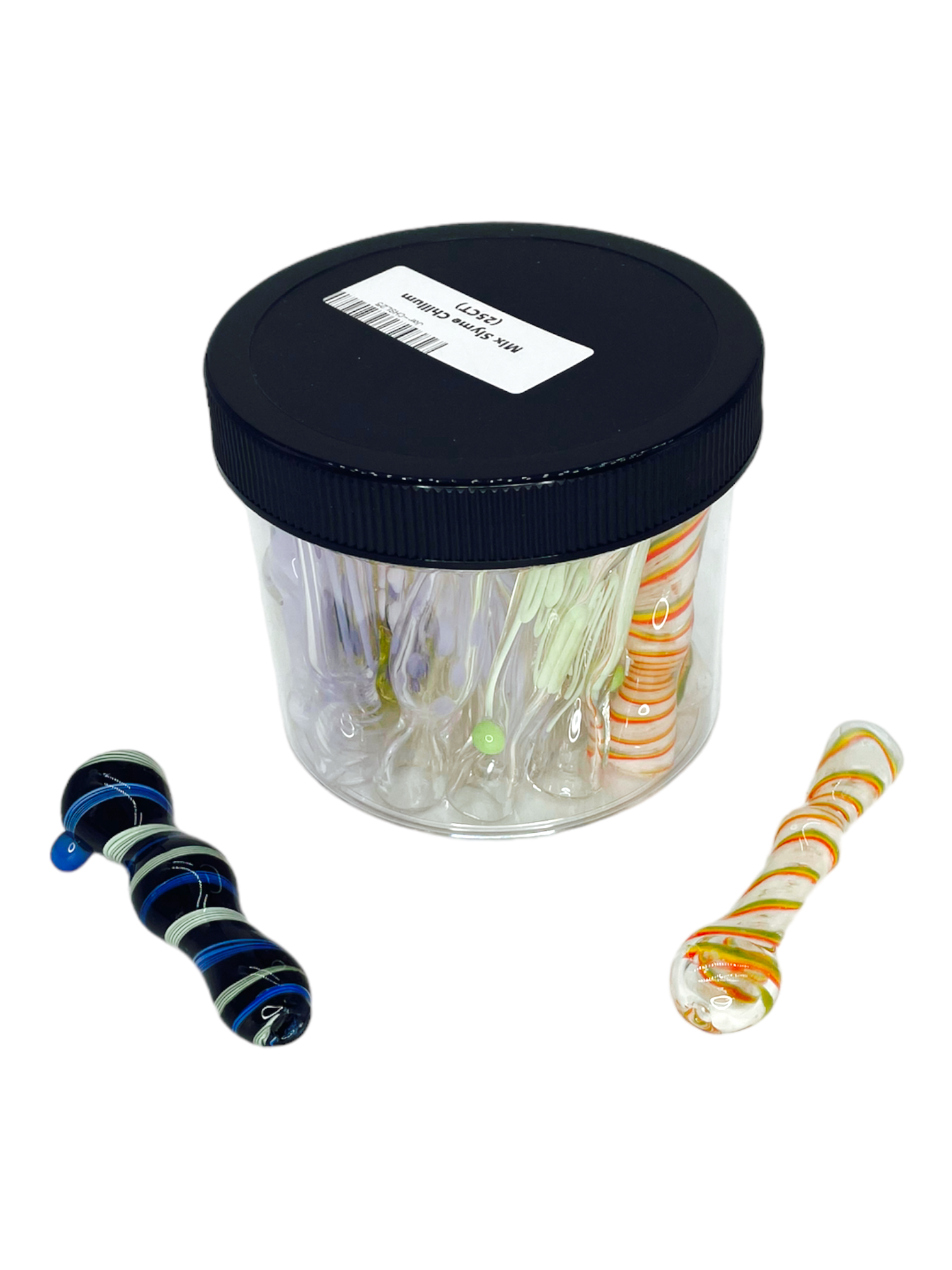 MIX DESIGN SLIME CHILLUMS - 25CT JAR