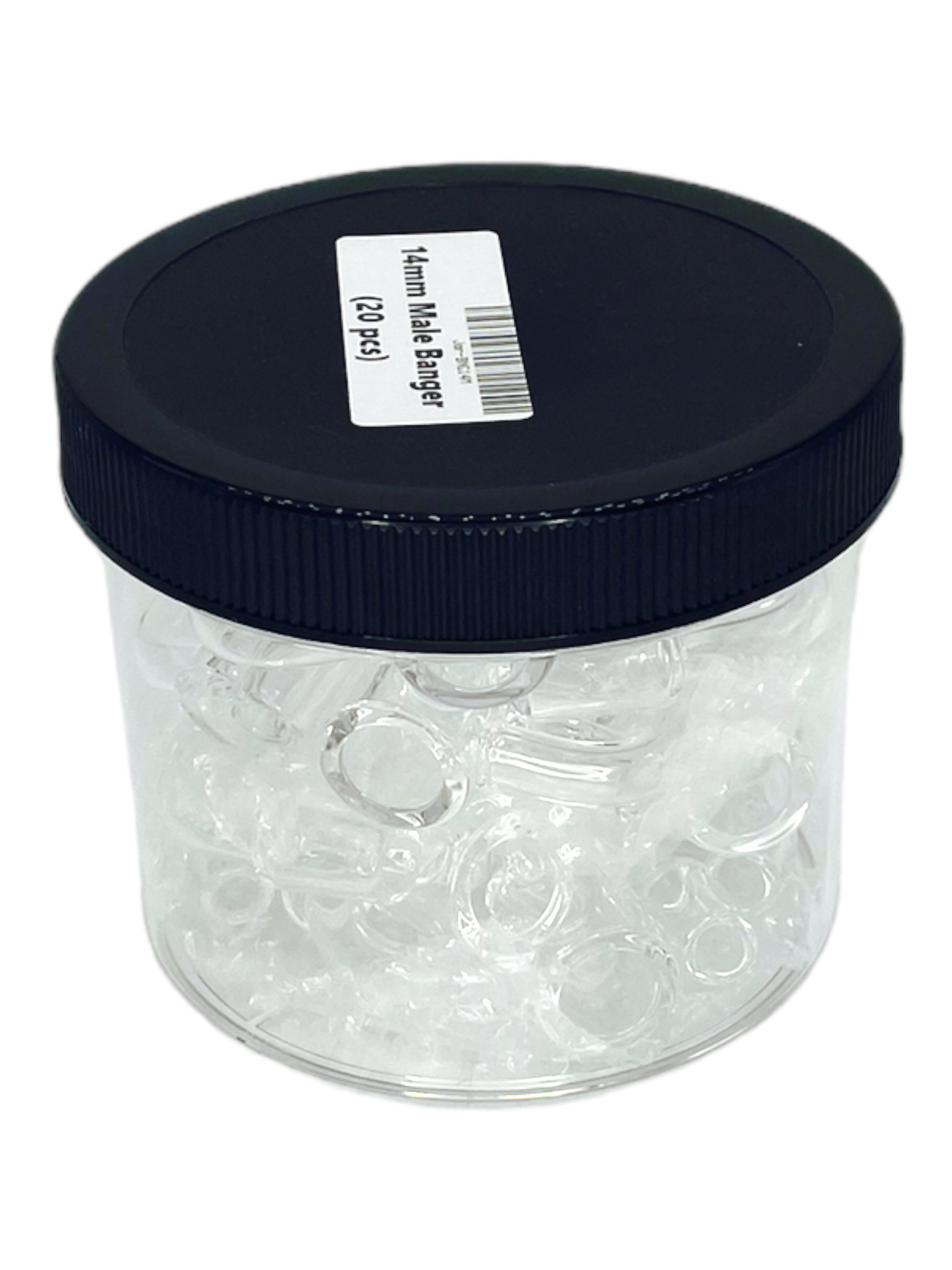 14MM GLASS MALE BANGER - 20CT JAR