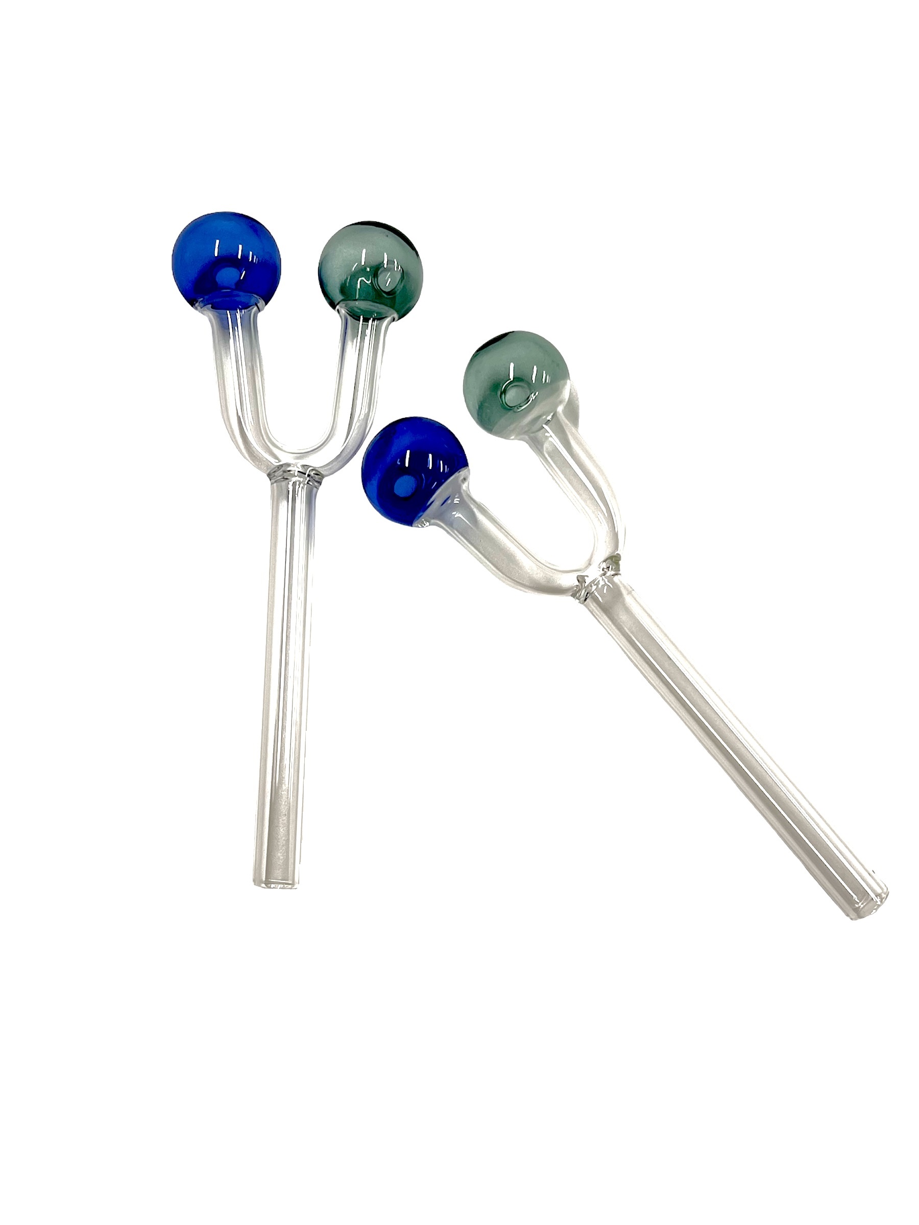 DOUBLE COLOR BOWL OIL BURNER PIPE 6" - 20CT