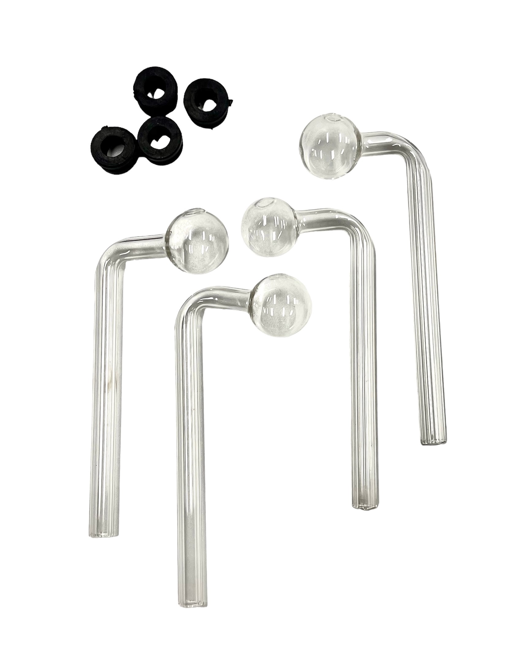 CLEAR SNOOPER OIL BURNER DOWNSTEM 5" - BAG OF 12CT