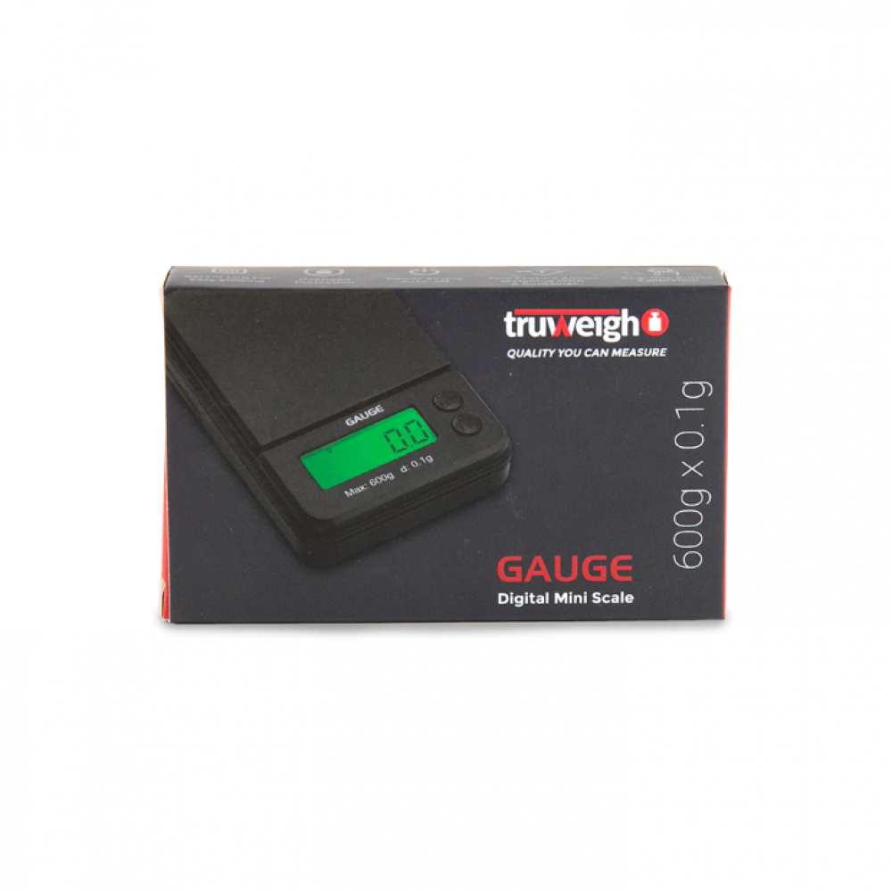 TRUWEIGH GAUGE SCALE - 600G X 0.1G - BLACK