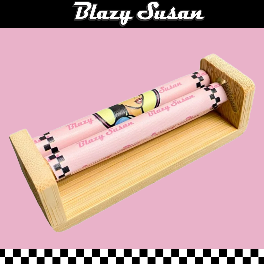 BLAZY SUSAN BAMBOO ROLLING MACHINE 78MM 1 1/4 SIZE - 12CT DISPLAY