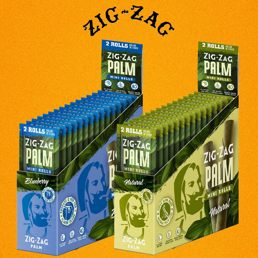 ZIG-ZAG MINI PALM ROLLS 2-PK - 15CT DISPLAY