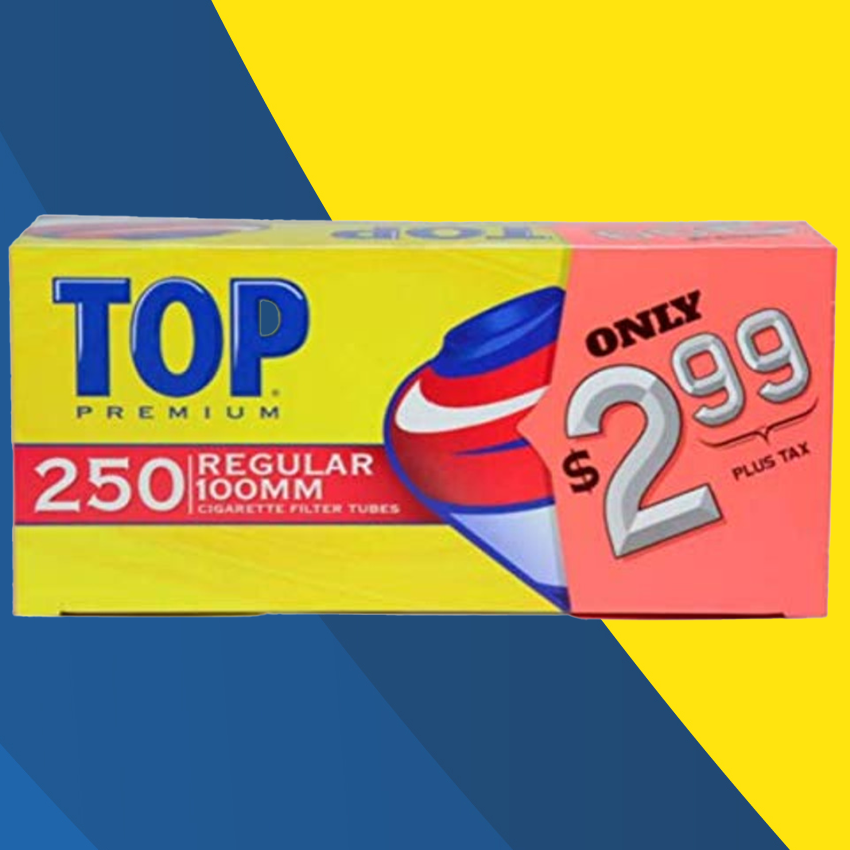 TOP 250CT REGULAR 100MM CIGARETTE FILTER TUBES