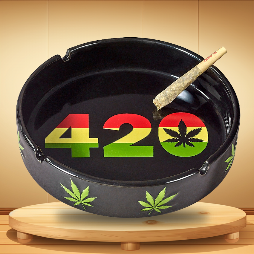 420 ROAST & TOAST ASHTRAY - LARGE