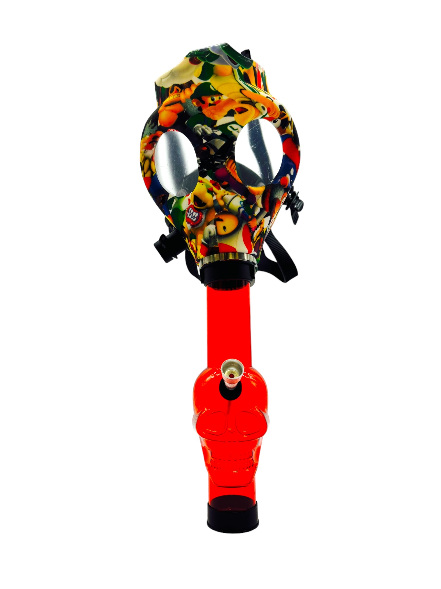 GAS MASK ADJUSTABLE SIZE CARTOON DESIGN PIPE