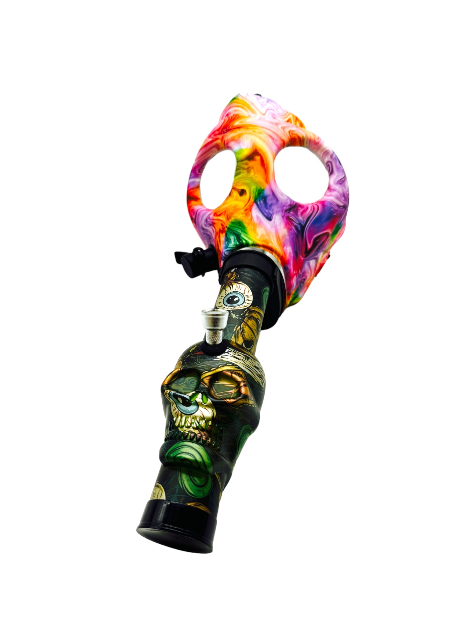 GAS MASK ADJUSTABLE SIZE HALLOWEEN DESIGN PIPE
